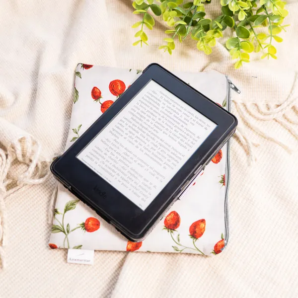 Funda para ebook artesanal