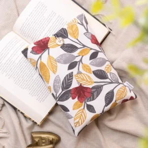 Funda para libros de flores