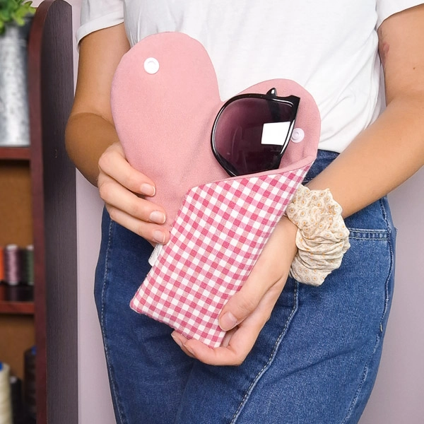 Funda para gafas hecha a mano