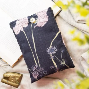 Funda para libros de flores