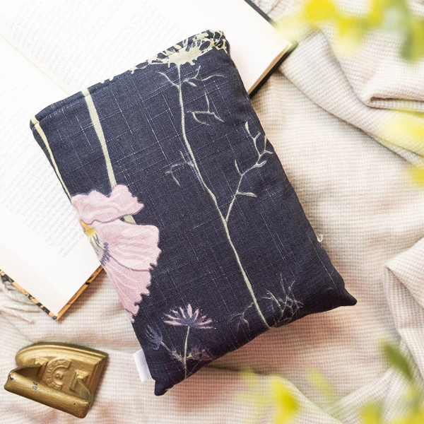 Funda para libros de flores
