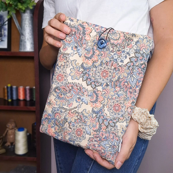 Funda para libros artesanal, hecha a mano